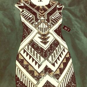 Express sequin dress